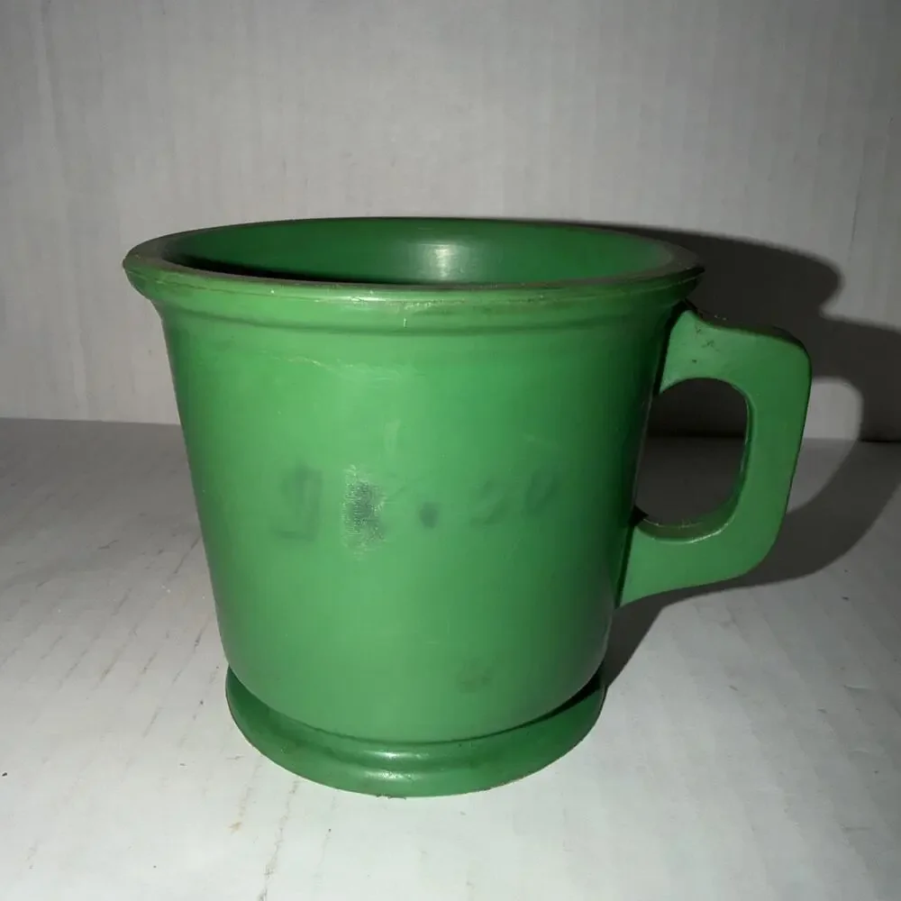 Vintage Marvy Professional Green Rubber Shaving Mug